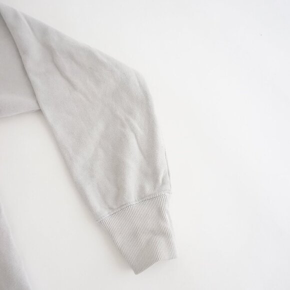 Roots Canada Gray Quarter Zip Cotton Pullover Sweater Small - Picture 4 of 9